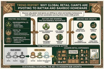 Why Global Retail Giants are Pivoting to Rattan and Bamboo Homeware?